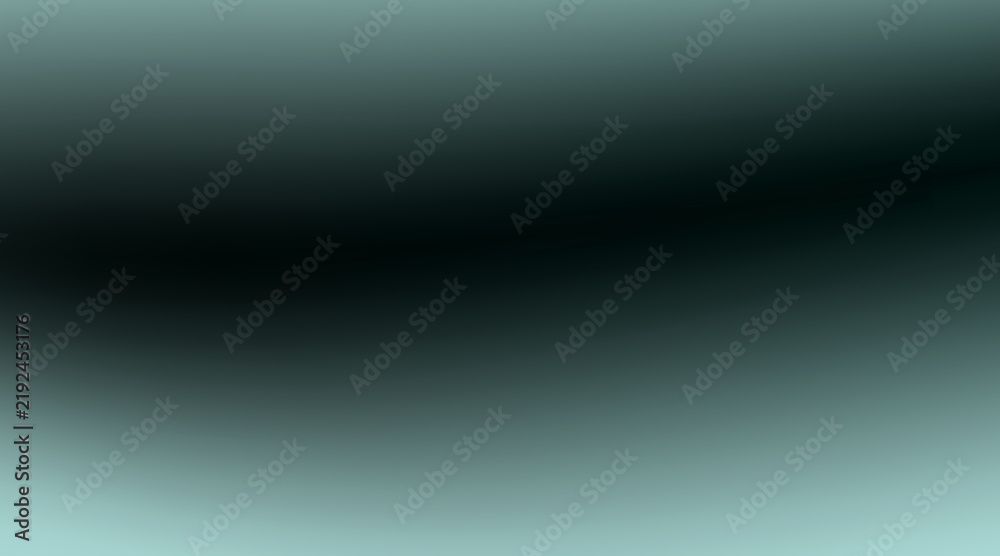 Fototapeta premium Abstract dark green gradient background with soft smooth lighting texture