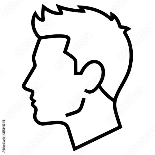 Profile of a Man's Head