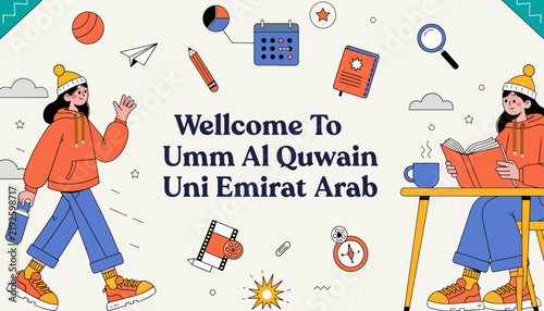 Welcome to Umm Al Quwain University, Emirati Arab student life