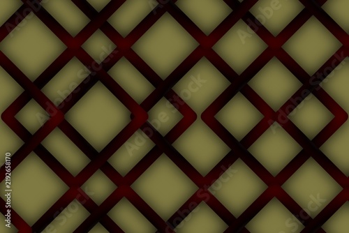 Abstract geometric pattern 3d squares shapes frame white color with black wallpaper abstract yellow backgrounds for wall design and floor design art work illustration and interior design