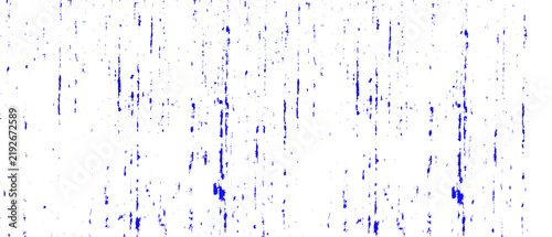 Obraz na plátně Blue distressed vertical scratch texture with scattered ink marks, rough grain a