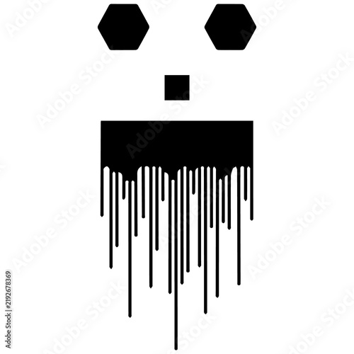 Solid Black Background Image on transparent background