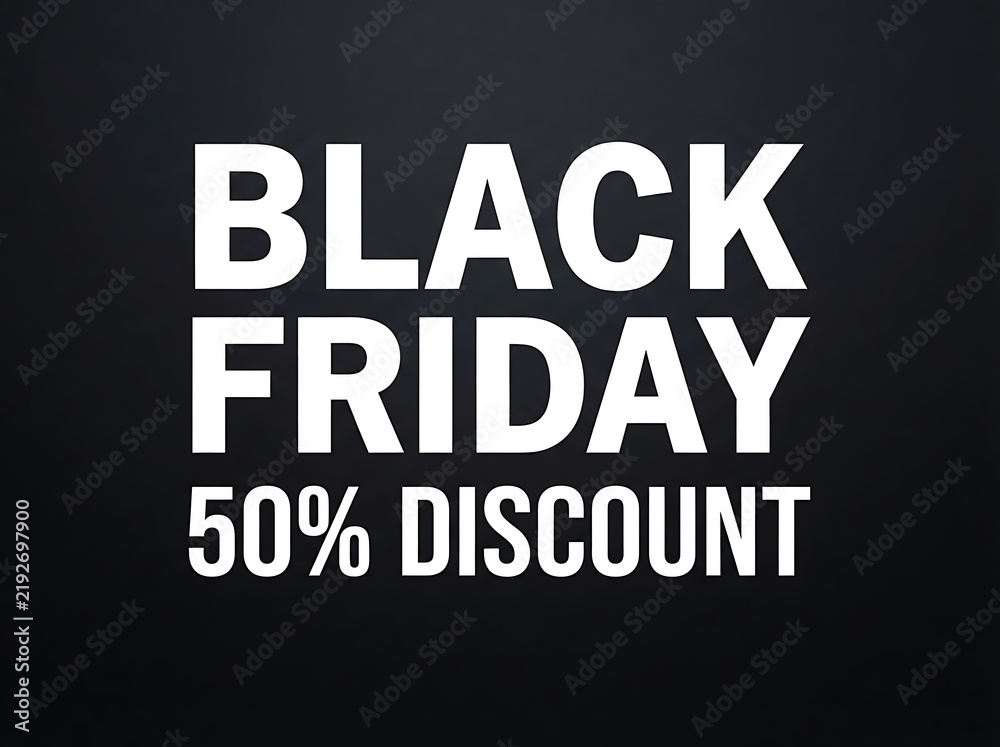 Obraz premium Black Friday Shopping Promotion Banner