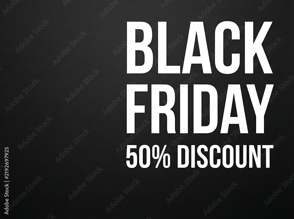 Obraz premium Black Friday Sale Announcement Design
