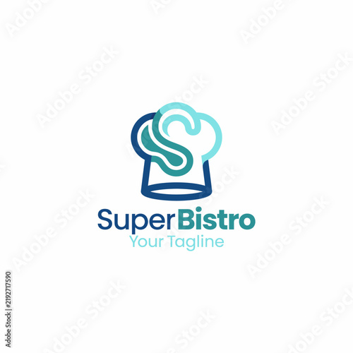 A vibrant logo illustrating a chef hat with swirling elements representing cooking creativity, suitable for culinary businesses, restaurants, or food brands.