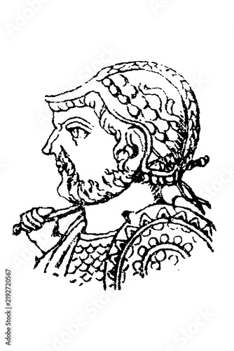 Obraz na plátně Publius Valerius Volusus, Roman consul of 505 BC and brother of Poplicola, old v
