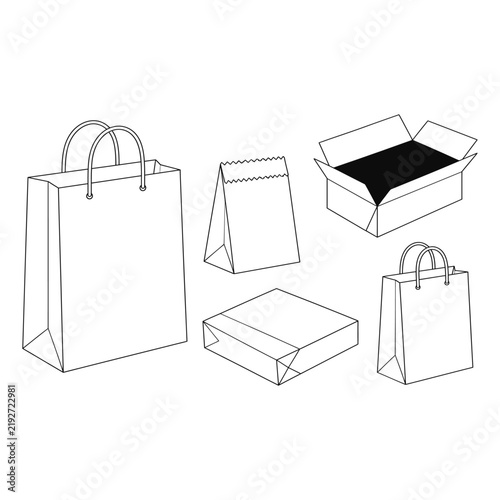 Minimalist Paper Packaging Sketches