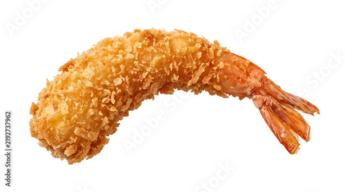Crispy Fried Shrimp Tempura Isolated PNG Transparent Background