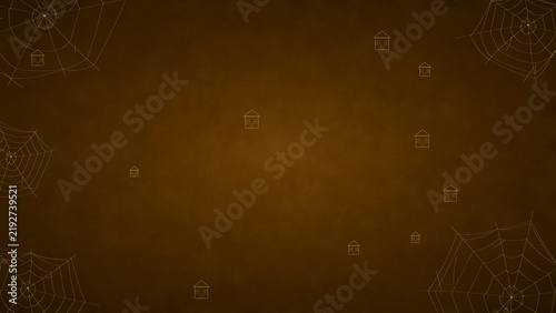 Halloween background with realistic spider webs dark moody atmospheric horror aesthetic for Halloween party flyers, horror movie posters, haunted house themes