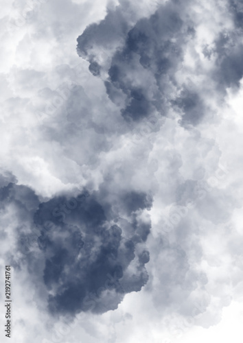 Grey cloud pattern overlay for photography.