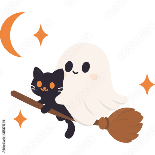 Halloween Ghost Illustration