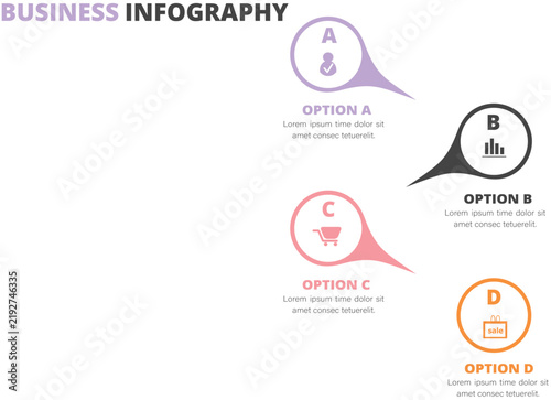 Infographic concept design, modern and colorful, with icons