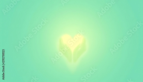 Minimalist glowing heart icon with soft light effect for digital design projects png, 4k, hd image