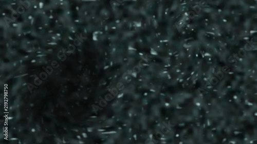 Abstract swirling dark vortex pattern. 2d animation