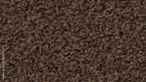 Brown static noise background pattern. 2d animation