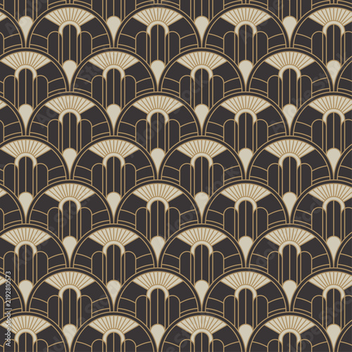 Luxury Neo Art Deco Vintage Seamless Pattern