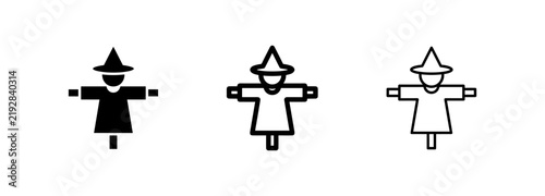 Fotografía Scarecrow icon set