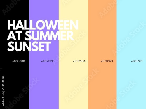 Festive Halloween palette for spooky decorations, seasonal designs, creative graphics, projects