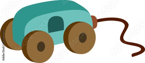 wooden toy car