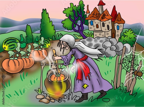 fairy tale castle Halloween 