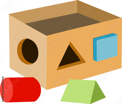 wooden toy house shape sorter
