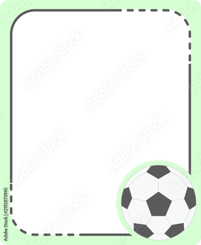 Sport Themed Photo Frame Border