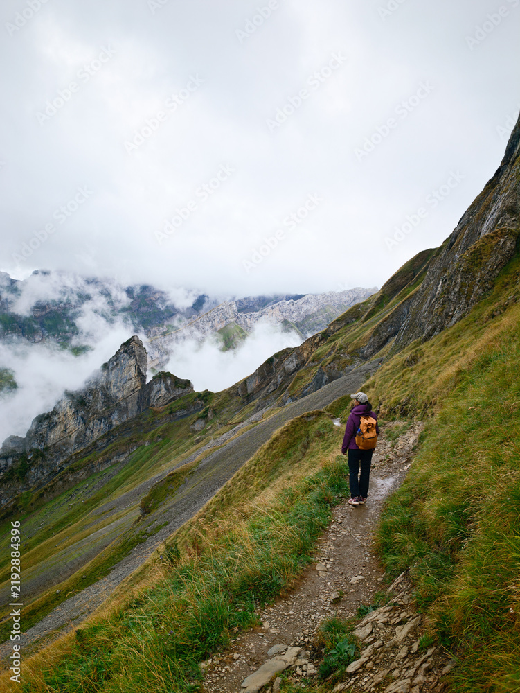 Obraz premium Explore the breathtaking Schafler Ridge in Appenzell Switzerland