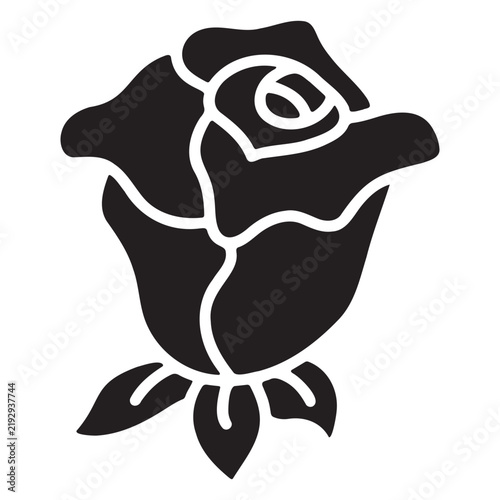 rose flower vector illustration