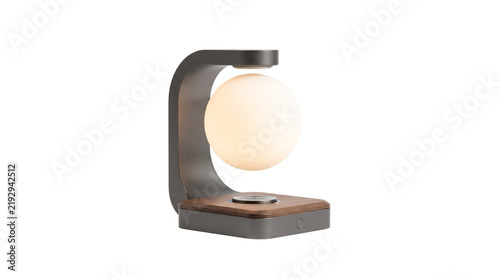 Canvastavla Levitating moon lamp with magnetic floating technology, modern designer table li