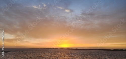 Sonnenuntergang über der Flensburger Förde