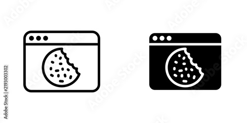 Plakat Web Cookies icon