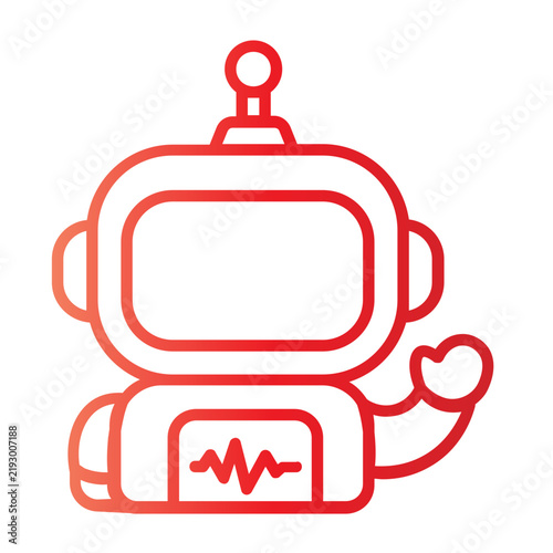 AI assistant gradient icon