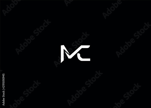 MC initial creative logo design and letter logo 