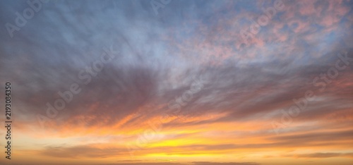 Sonnenuntergang über der Flensburger Förde