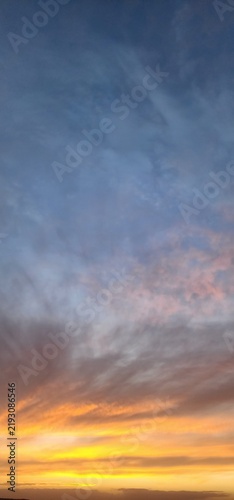 Sonnenuntergang über der Flensburger Förde