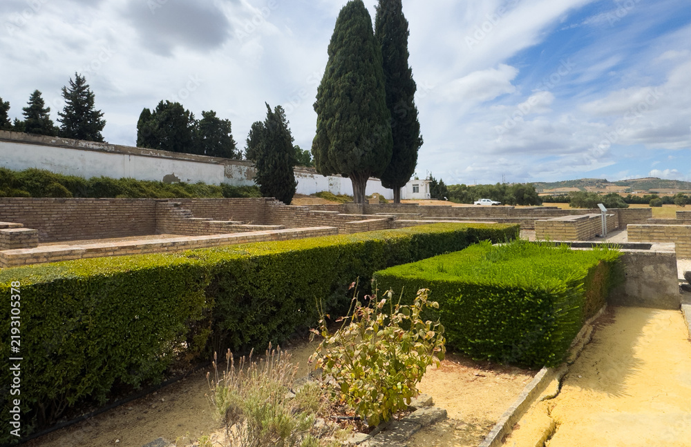 Fototapeta premium Italica, an ancient Roman city in Hispania; its site is close to the town of Santiponce in the province of Seville, Spain.