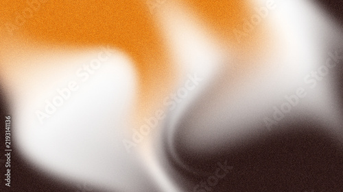 Abstract orange and white glitter dust cloud isolated on a transparent background