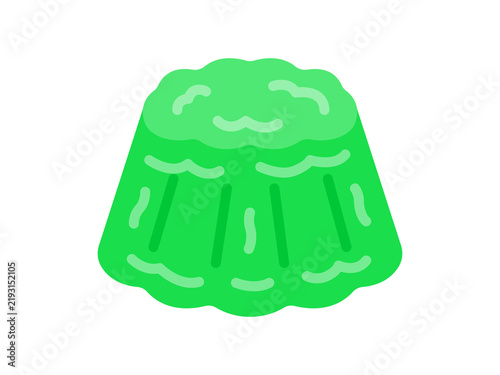 ぷるぷるゼリーのアイコンのイラスト