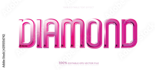 pink text effect