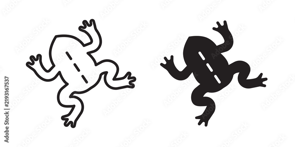 Obraz premium Frog icon