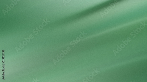 Soft green fabric texture with elegant waves and smooth folds
