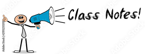 Obraz na płótnie Class Notes