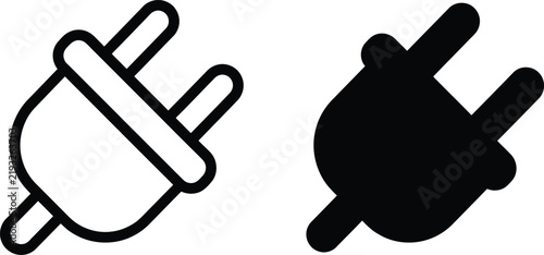 фотографія A comparative visual analysis showcasing both the outline and solid silhouette r