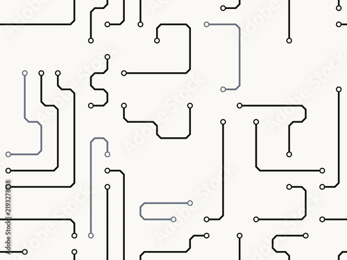 Abstract Seamless Circuit Traces Background