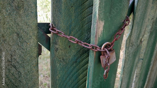 Lucchetto arrugginito