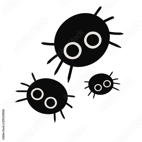 vector illustration of spiders
