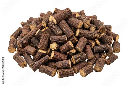 Konstfotografi Pile of Natural Dried Licorice Root Sticks