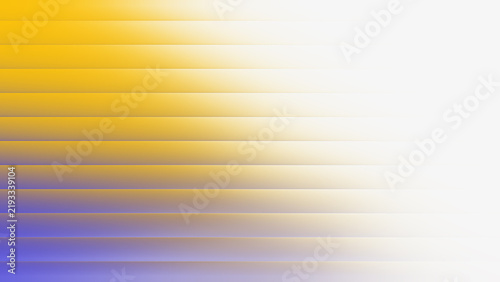 Yellow purple and white 3D ribbed glass gradient texture background with horizontal fluted lines