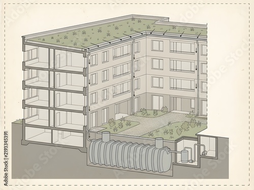 vector illustration of a building