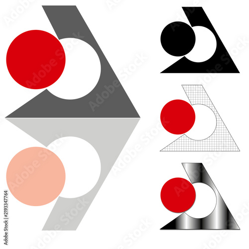 Obraz na płótnie Logo Präzision
